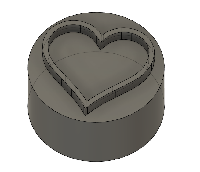 0.75in Heart and 2in Retti, Price Includes Shipping