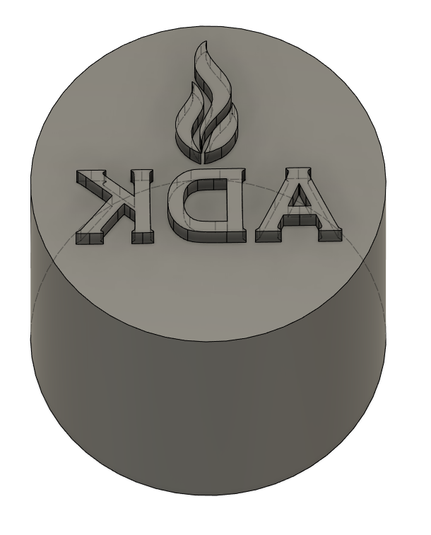 19.05mm ADK Stamp, Price Includes Shipping