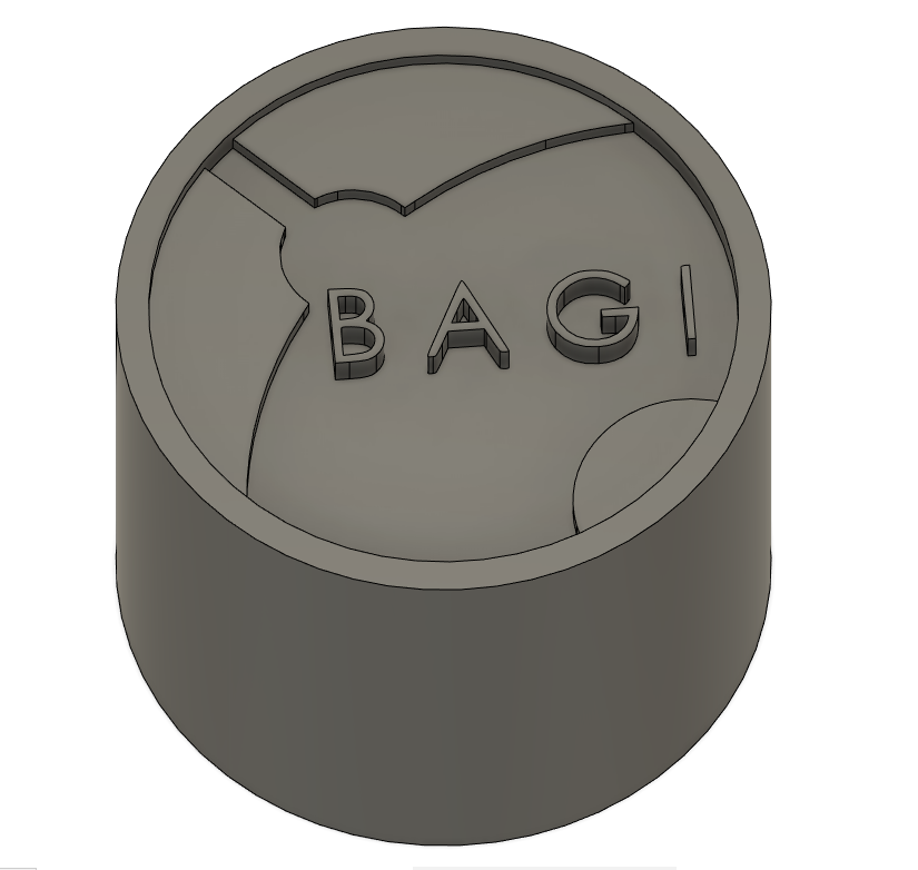 Bagi Forwards 25mm Stamp, Price Includes Shipping