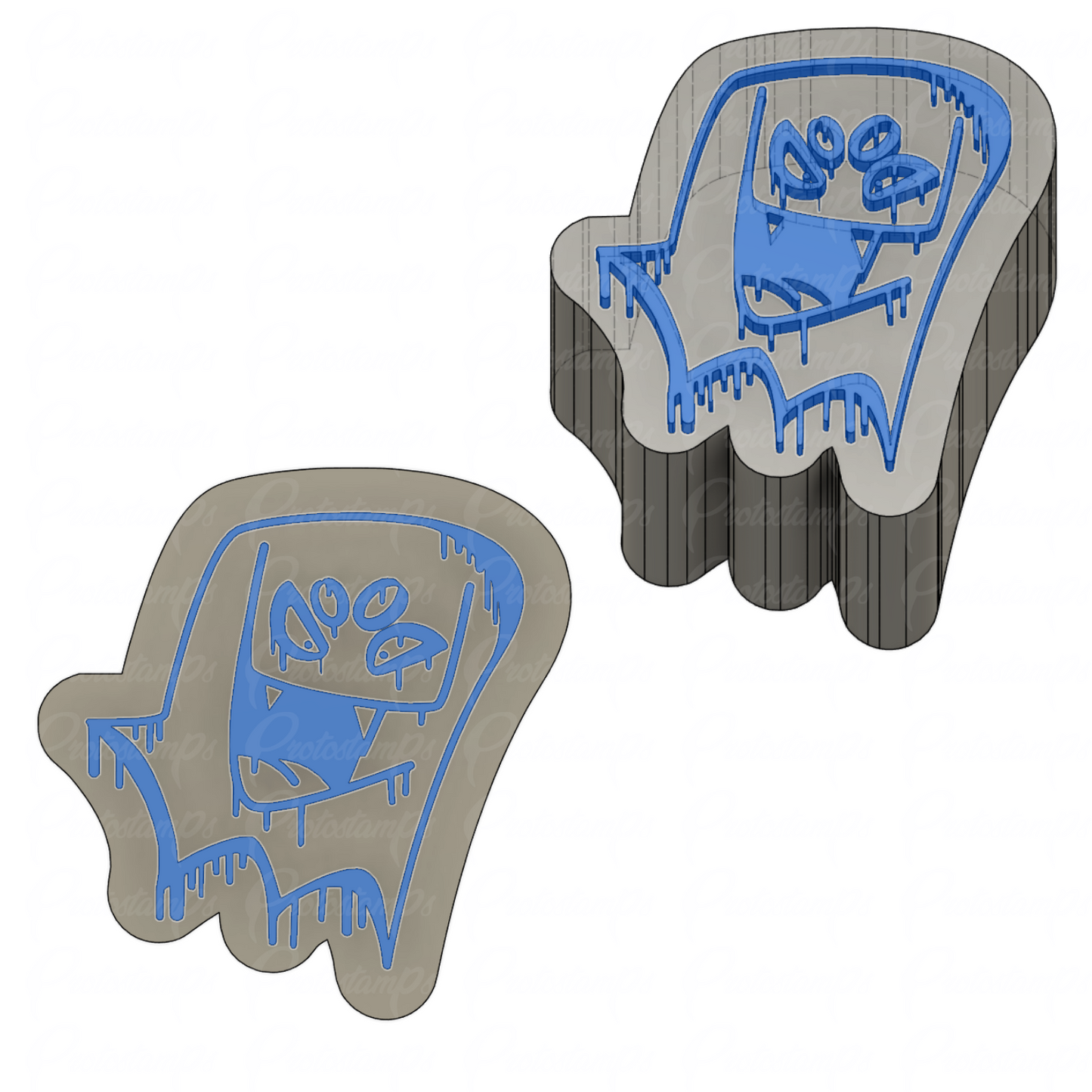 2 Custom 25mm DOOD Stamps, Price Includes Shipping