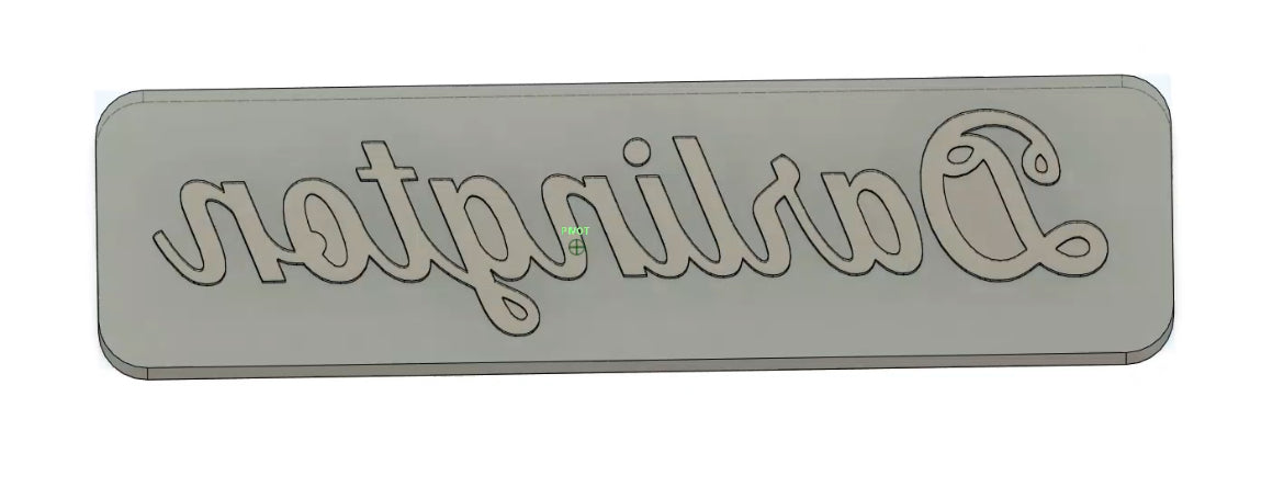Custom 3.5in stamp Price Includes Shipping