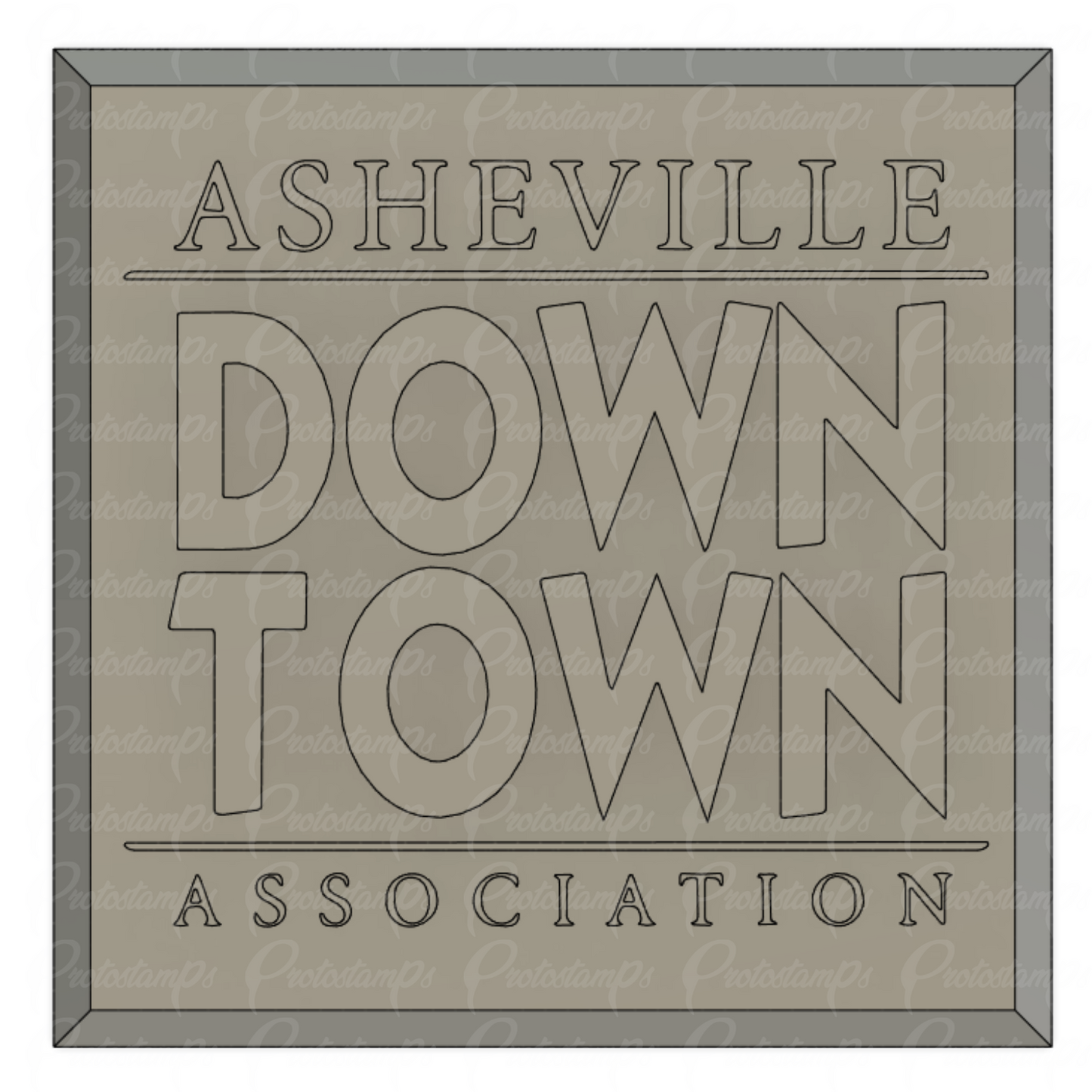 1.5in Square Stamp, Price Includes Shipping