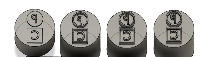 5 custom stamps, Price Includes Shipping and Rush 5 day rush order