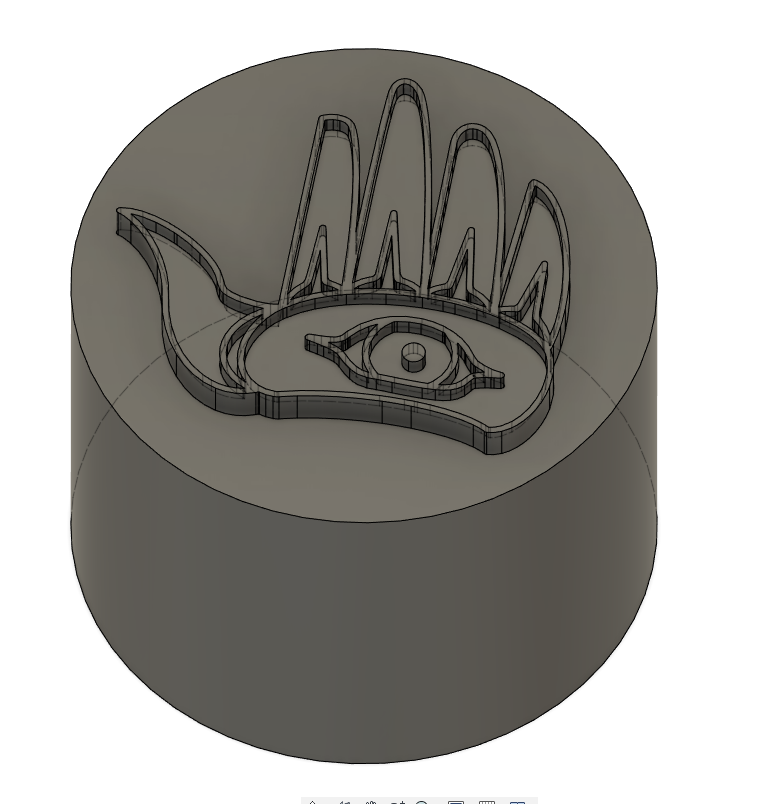 Custom 25mm Stamp Price Includes Shipping