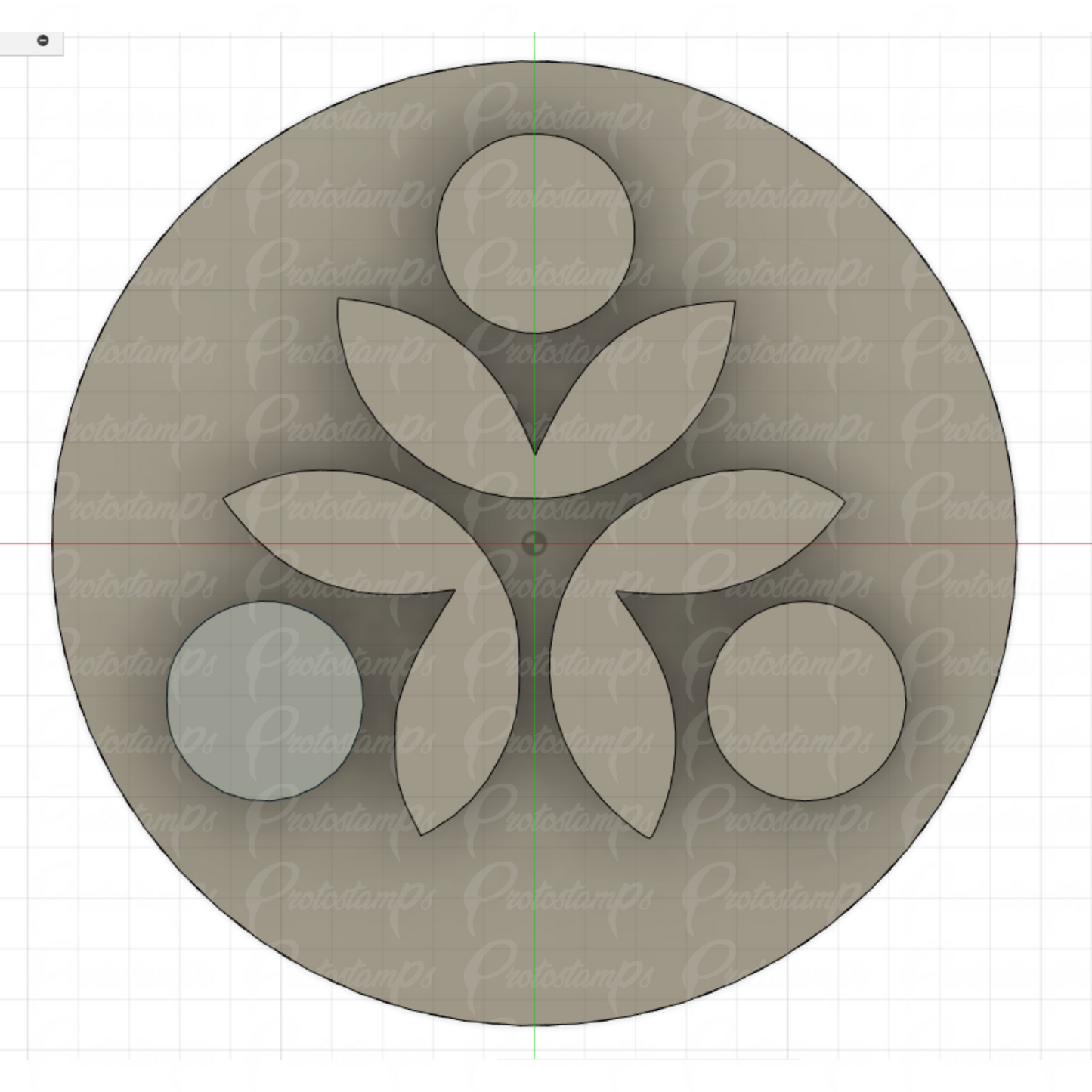 Custom 19.05mm Stamp Price Includes Shipping