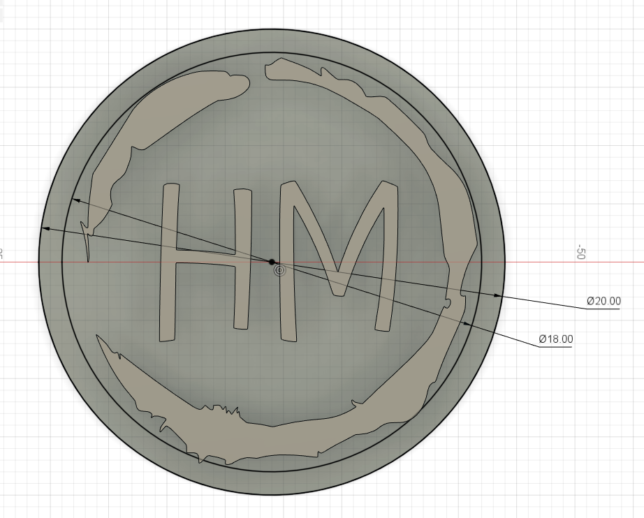 20mm Stamp Price Includes Shipping