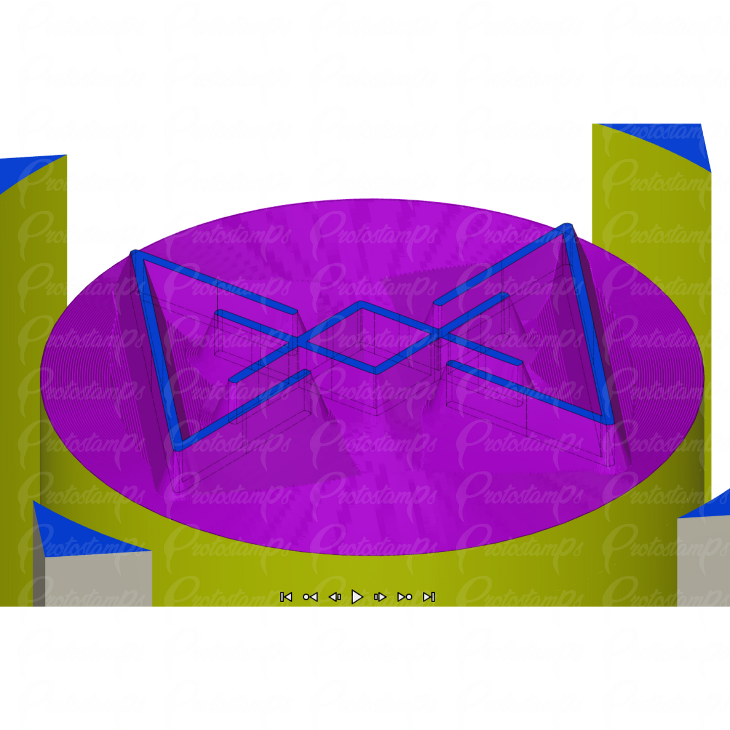 17mm Stamp Price Includes Shipping