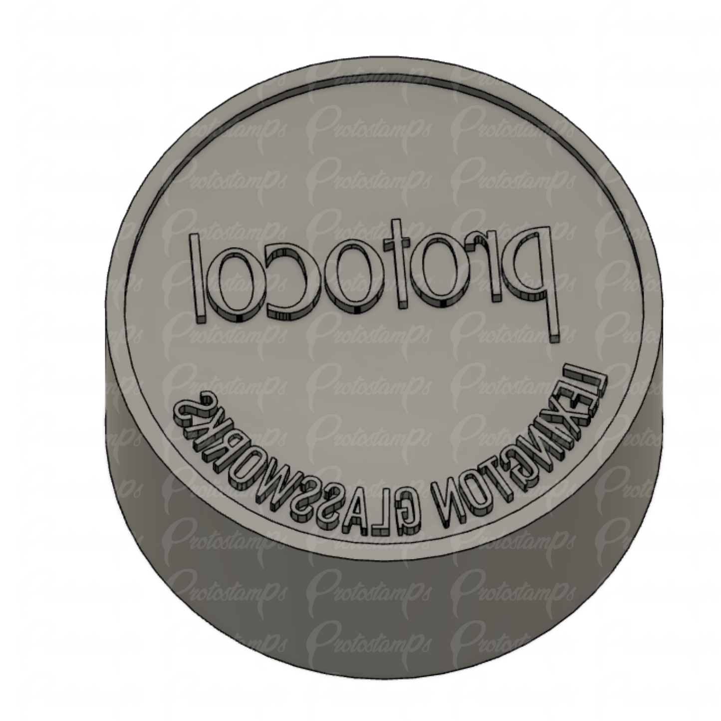 Custom 1.5in LGW Protocol Stamp, Price Includes shipping