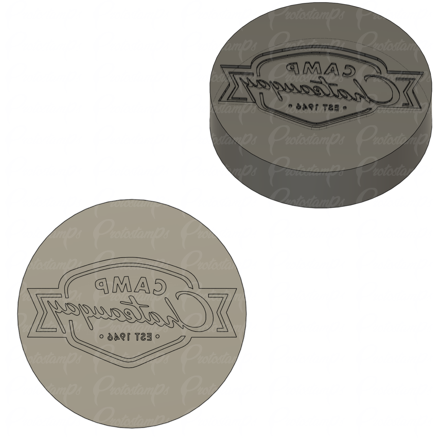 Custom 3in Stamp, Price Includes rush order and 2 day shipping