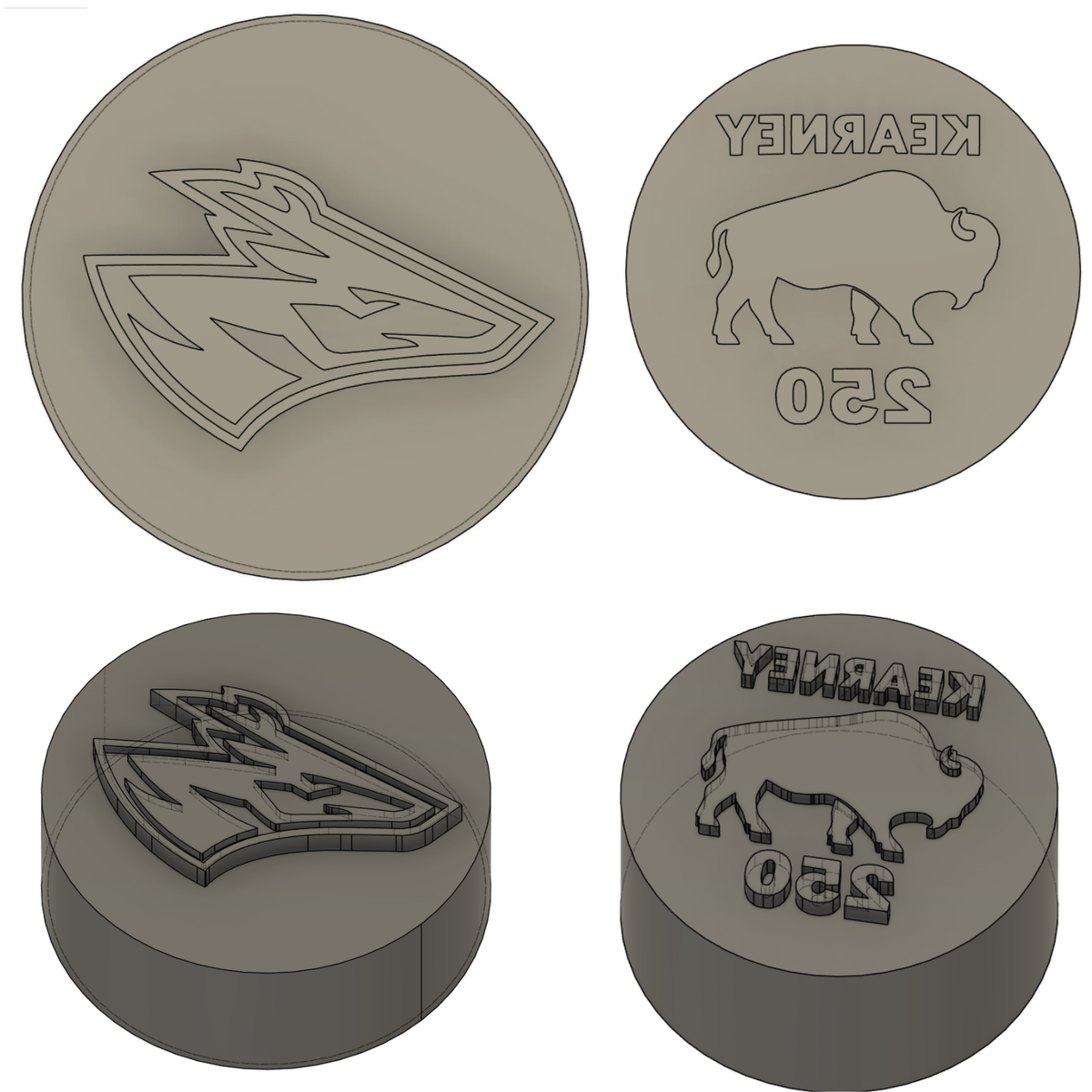 2 Custom 35mm Stamps Price Includes Shipping