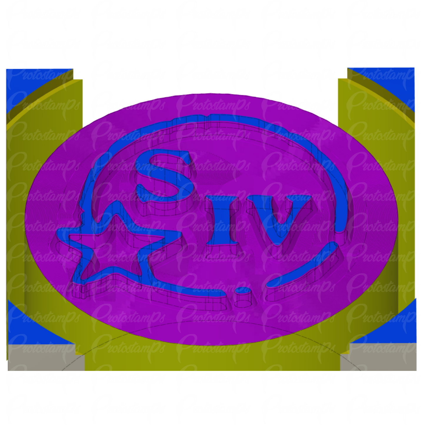 Custom 22mm SIV Stamp, Price Includes Shipping