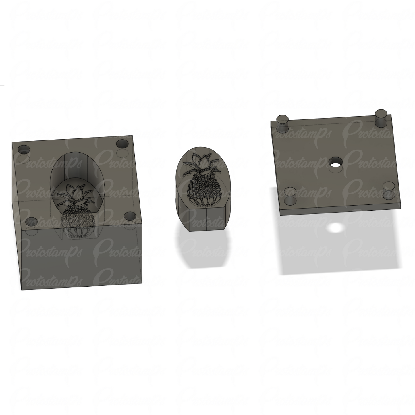 Custom Graphite Mold and Stamp