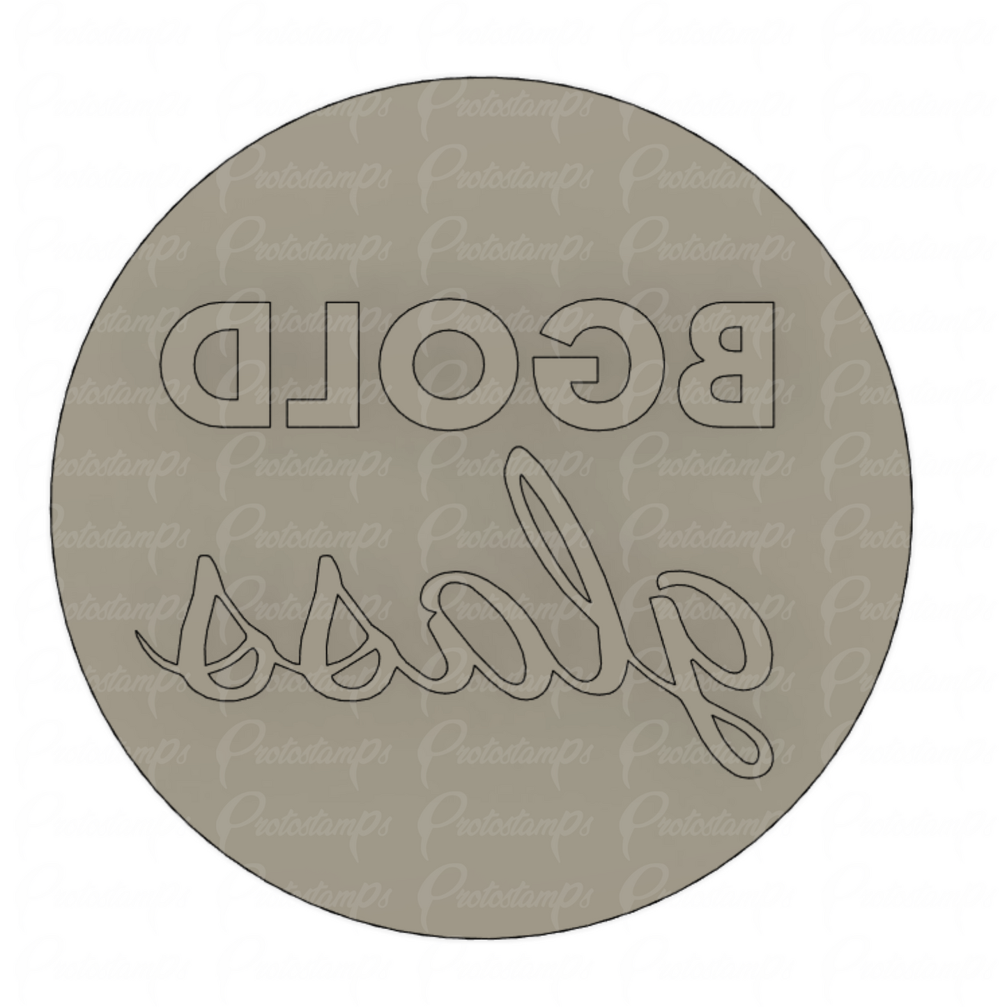 25mm Bgold Stamp Price Includes Shipping