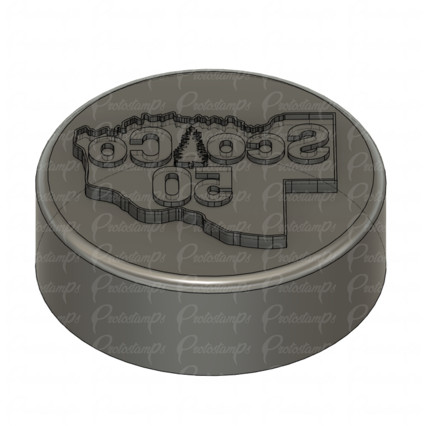 Custom 2.25in Glassblowing and Wood Burning Stamp (Price Includes Shipping)