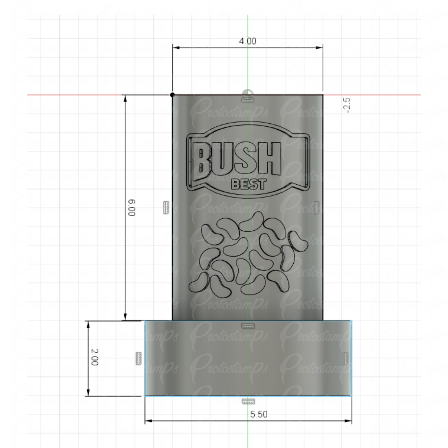 Custom Bush's Best Mold Price Includes Shipping