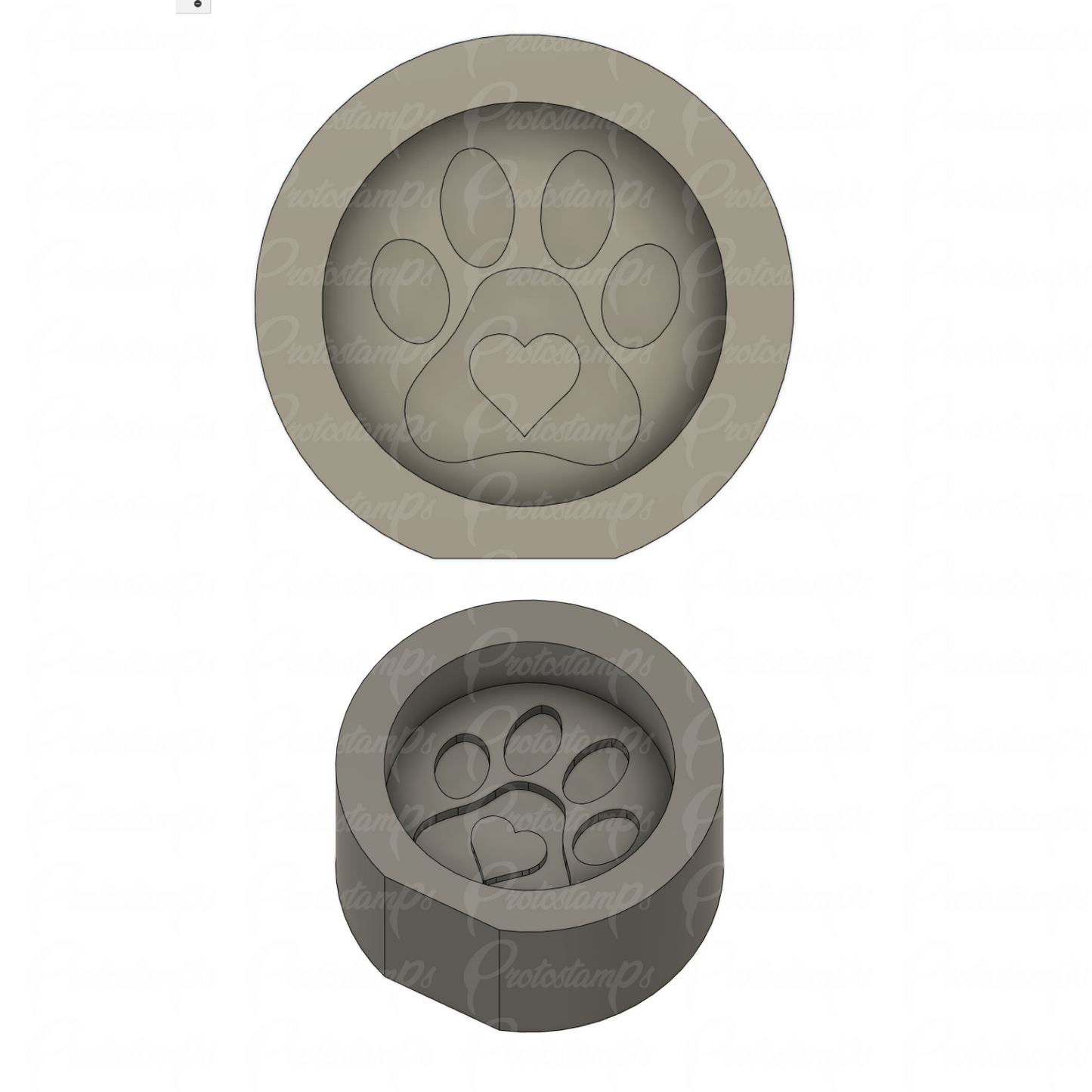 4.5IN Paw Print Mold, Price Includes Shipping