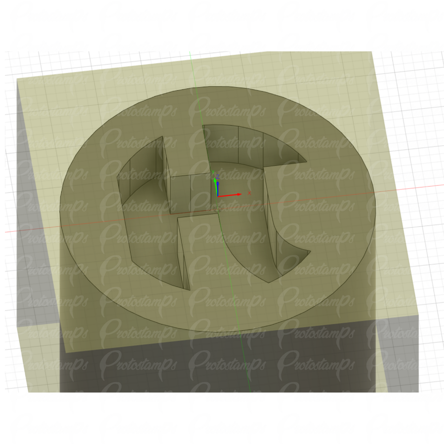 16mm Stamp, Price Includes Rush Order and Shipping
