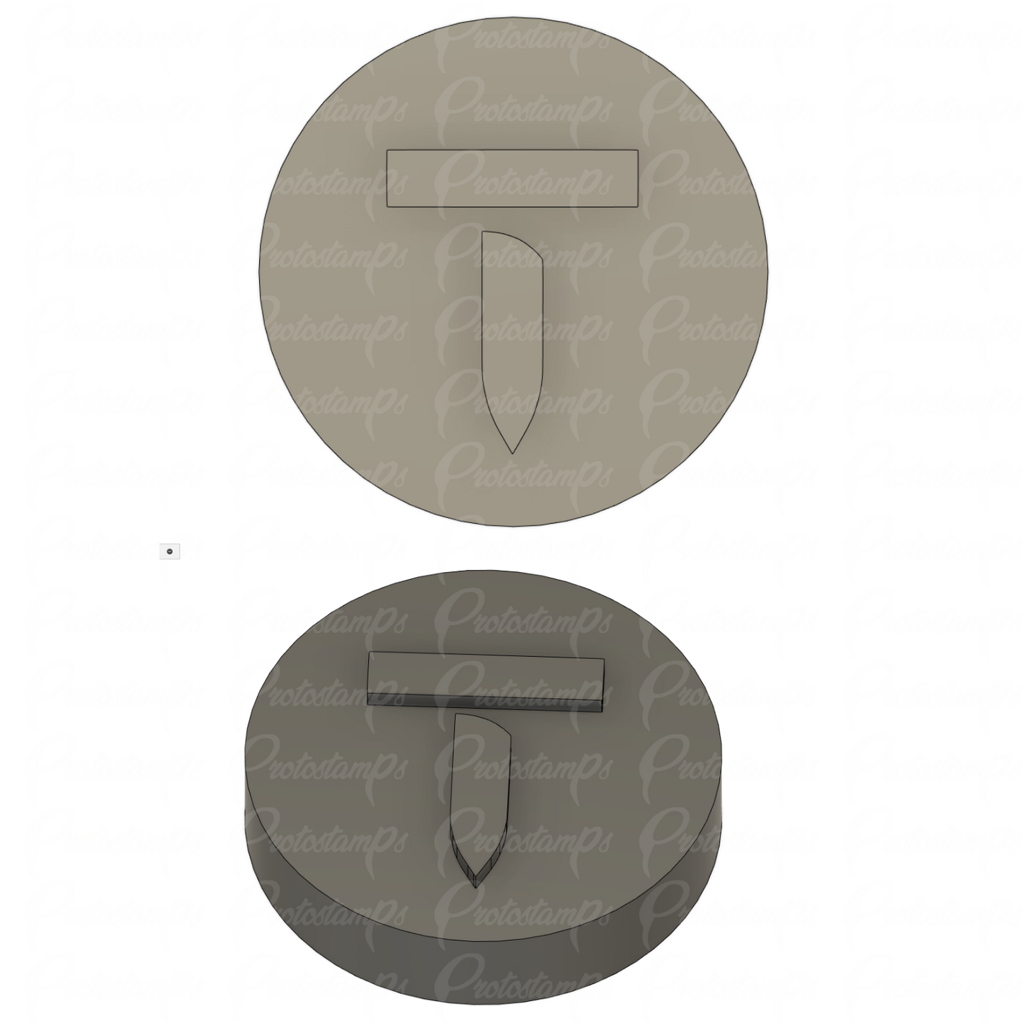 Custom 2.9in Stamp, Price Includes Shipping