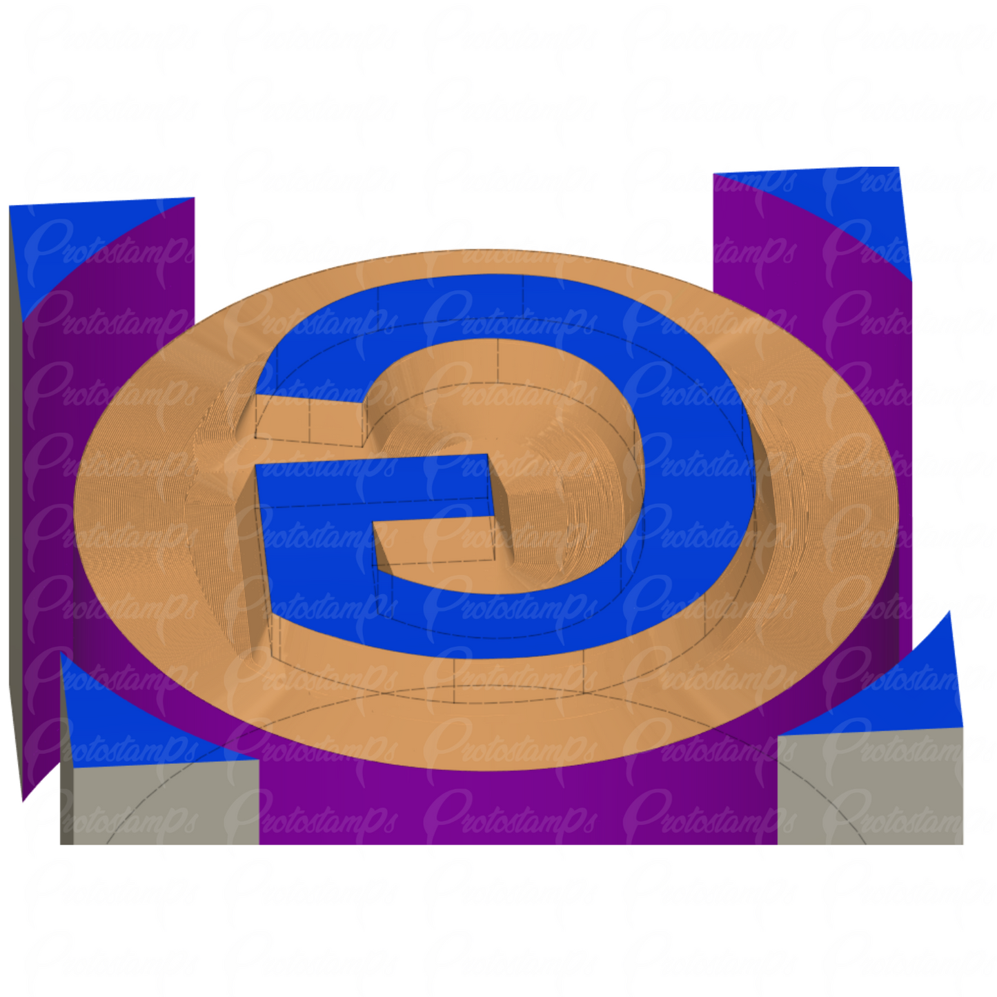 1in Custom Stamp, Price Includes Shipping