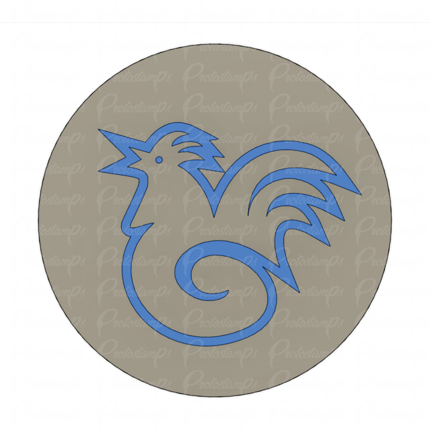 2-3 Day Priority Shipping, Renderings for 20mm Stamp Included