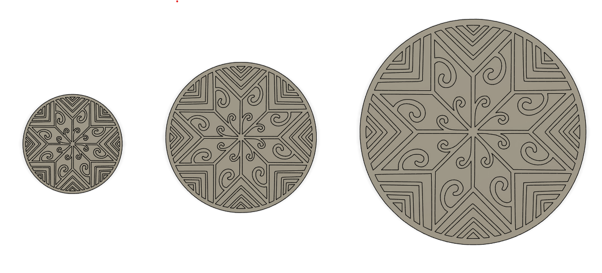 3 Fiddlehead Stamps, Price Includes Shipping