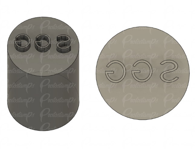Custom 13mm Stamp, Price Includes Shipping