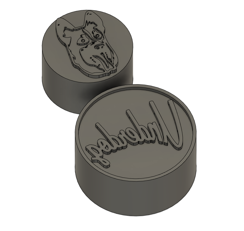 Custom 30 and 40mm stamps, Price Includes Shipping