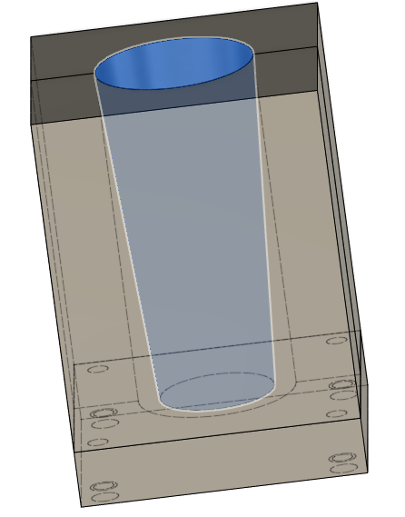 Custom 6in Conical Mold, Price Includes Shipping