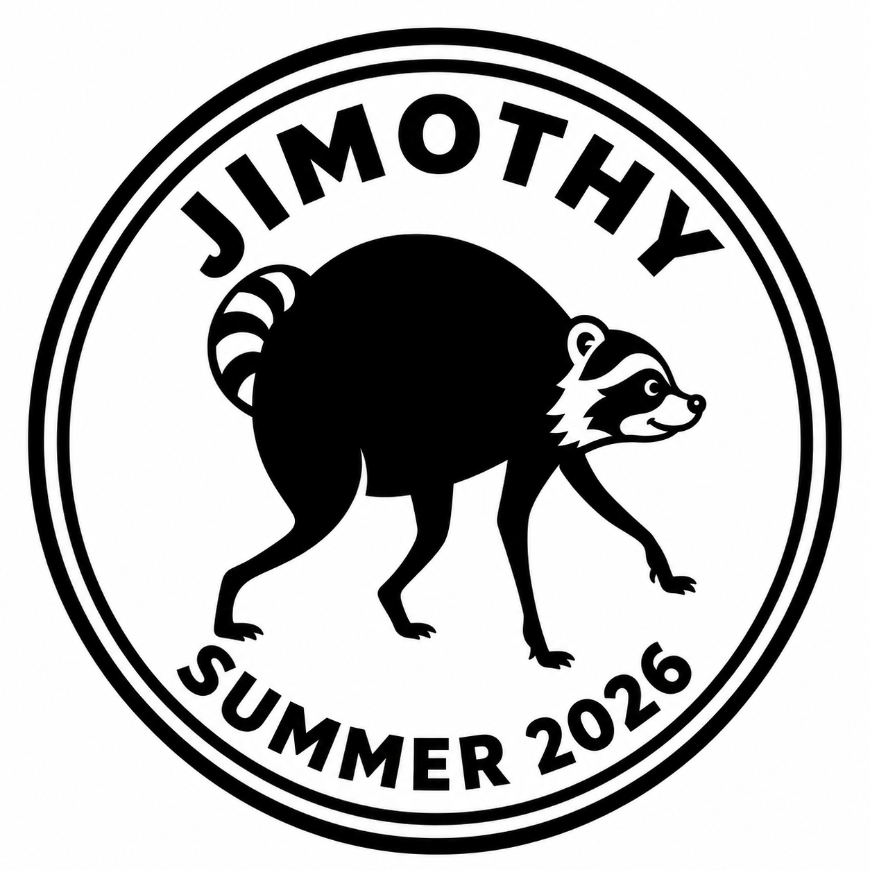 Custom 2.5in Jimothy Stamp Free Shipping