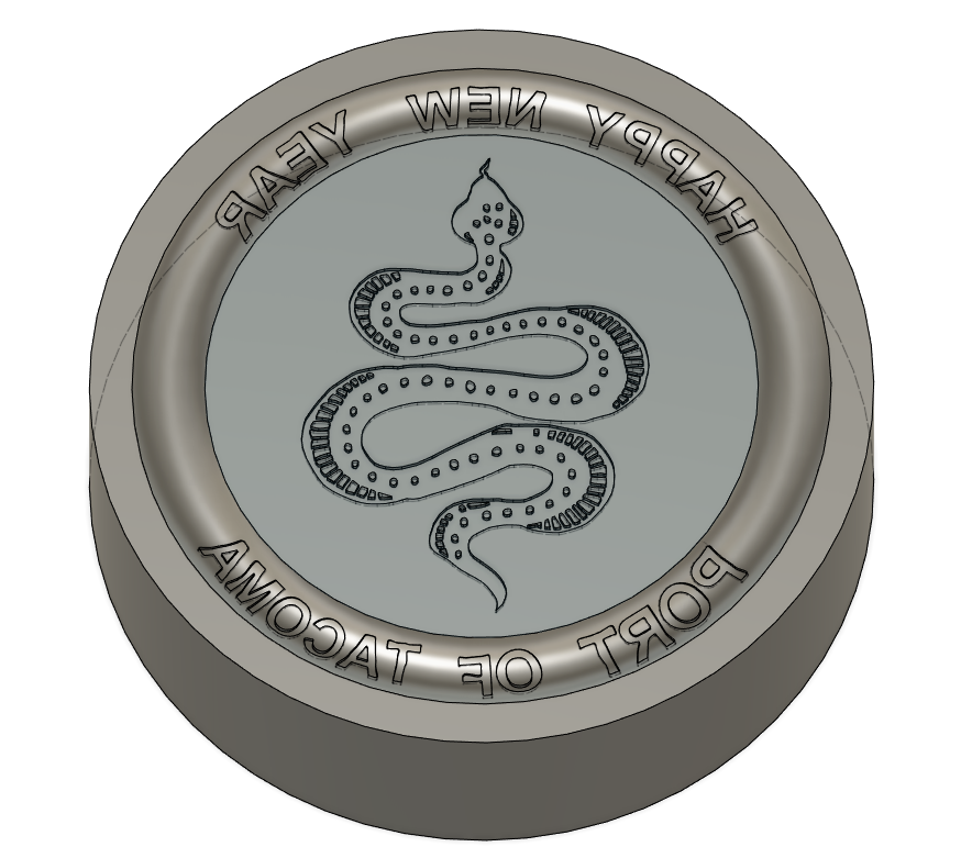2 Custom 63.5mm Stamp, Price Includes Design work current shipping and shipping from previous project.