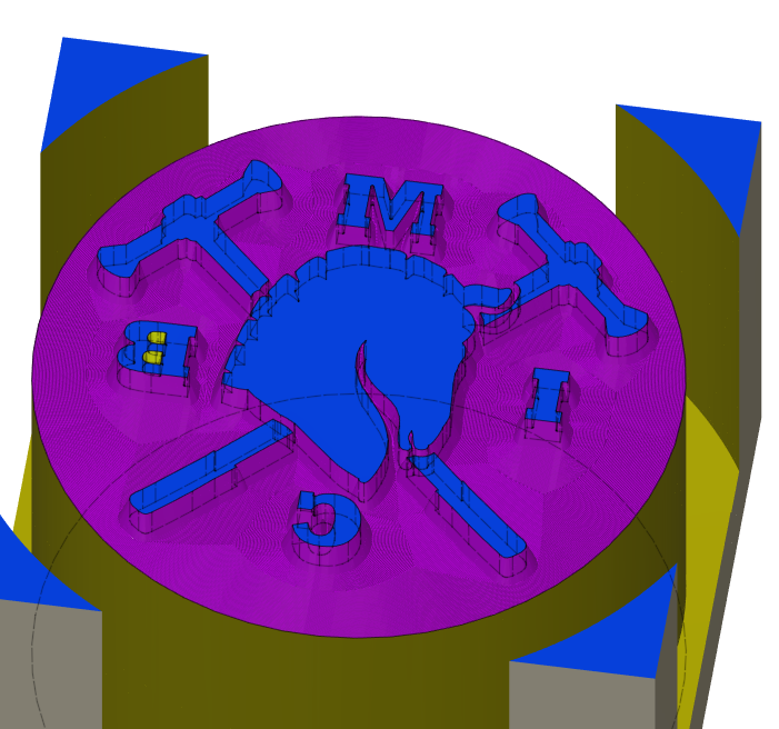 Custom Graphite Coaster and 25.4mm Stamp (Price Includes Shipping)