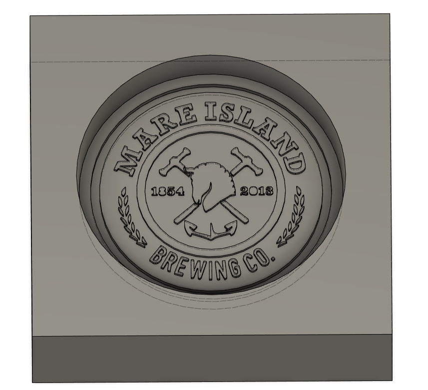 Custom Graphite Coaster and 25.4mm Stamp (Price Includes Shipping)