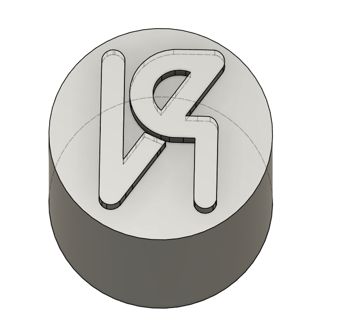 (2) 24mm Stamp, one forwards and one reverse Price Includes Shipping