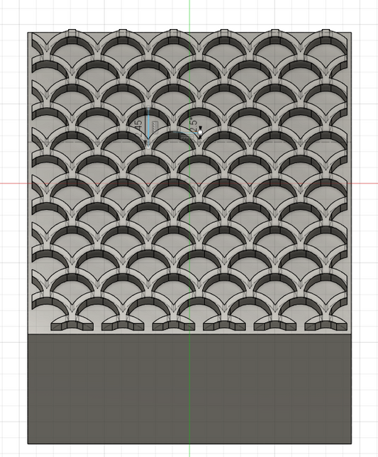 Custom 19mm Fish Scale Stamp
