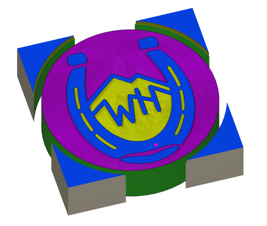 Custom 2.9in HW Stamp Price Includes Shipping