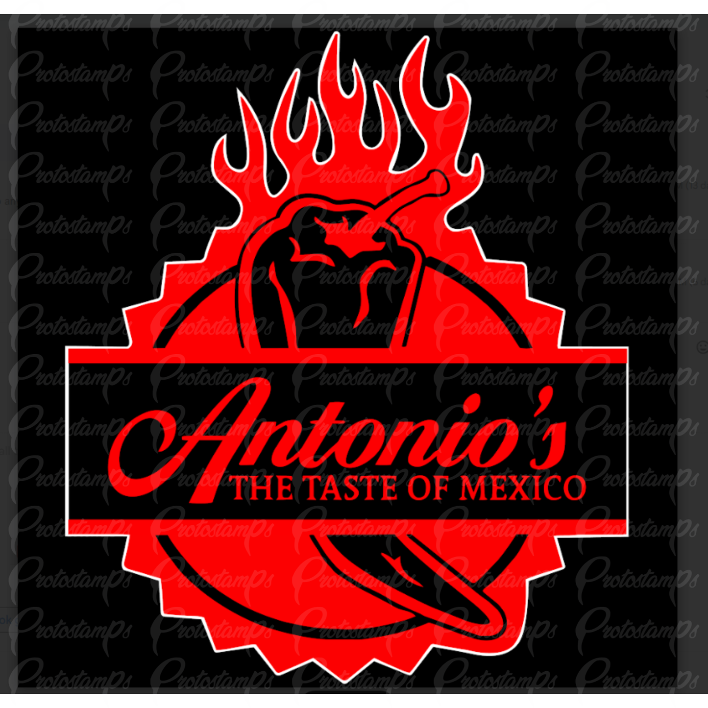 50 percent deposit Antonio’s Metal and LED Signs