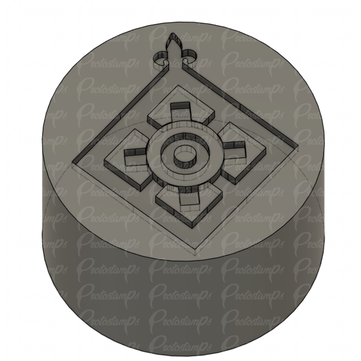 2 Custom 30mm Stamps, Price Includes Shipping