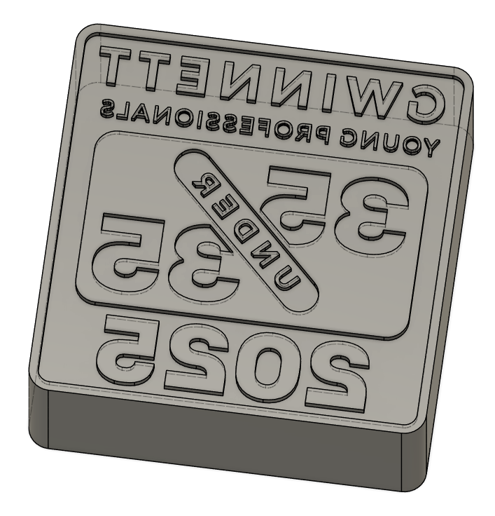 Gwinnett Young 2025 graphite version 50mm x 50mm price includes shipping