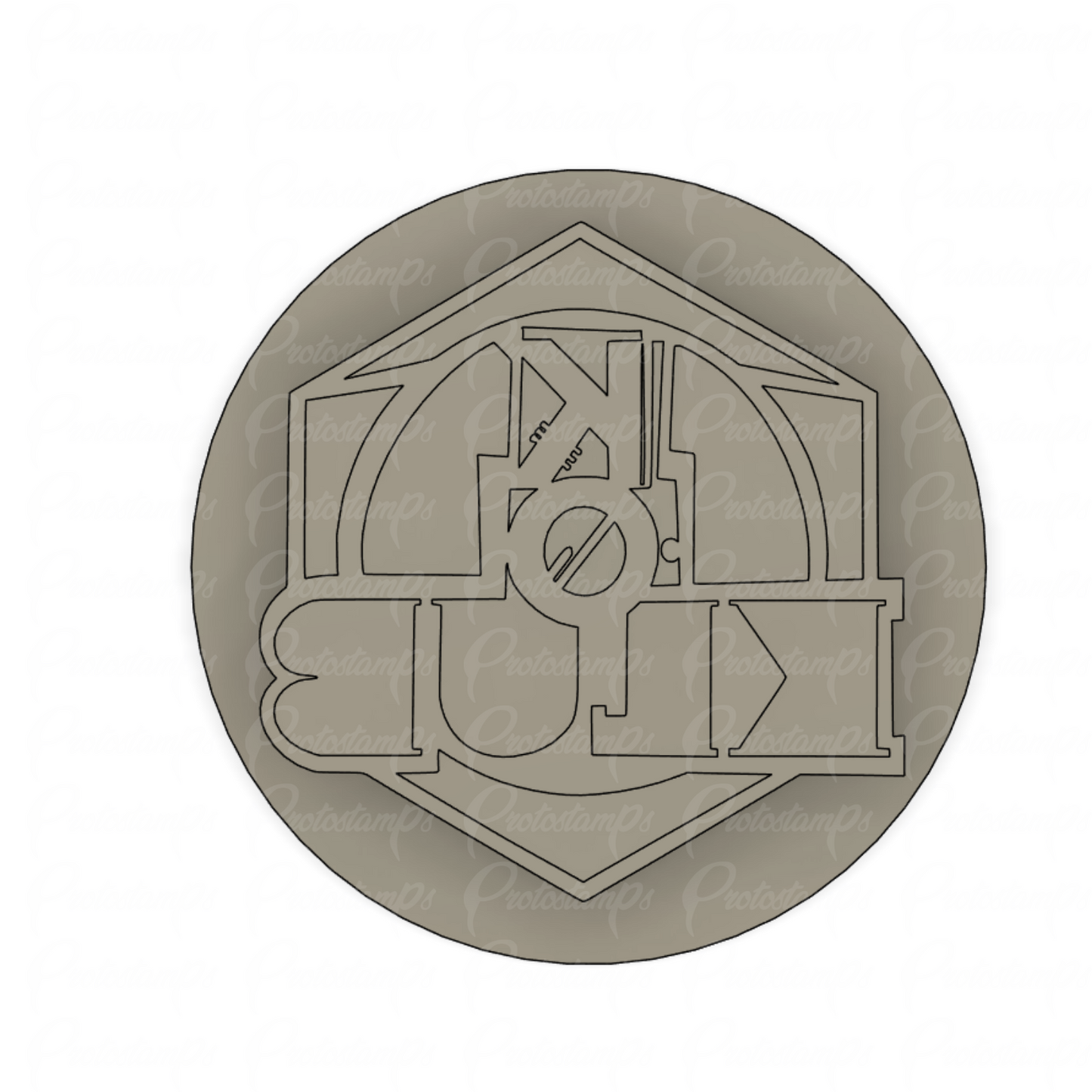30mm KO Klub Stamp, Price Includes UPS Express International
