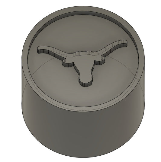 25.4mm Longhorn Stamp price includes shipping