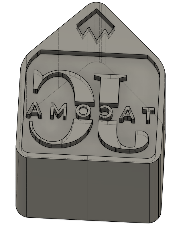 Custom Die Cut Stamp 24mm x 20mmish Price Includes Shipping