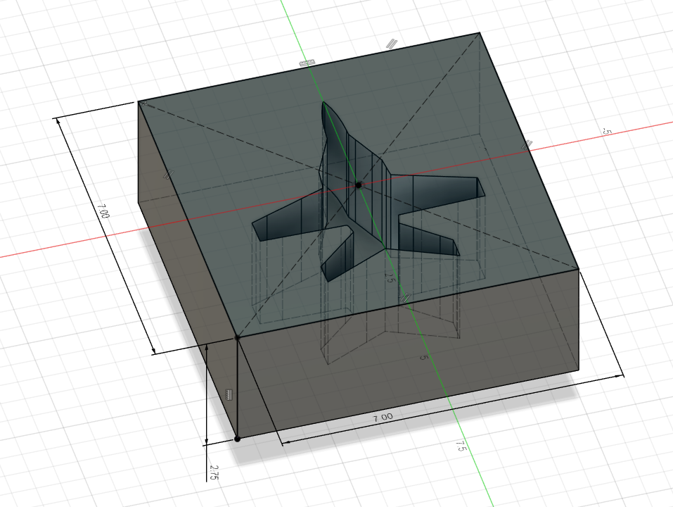 Custom 5in x 5in graphite mold.  Price Includes Shipping