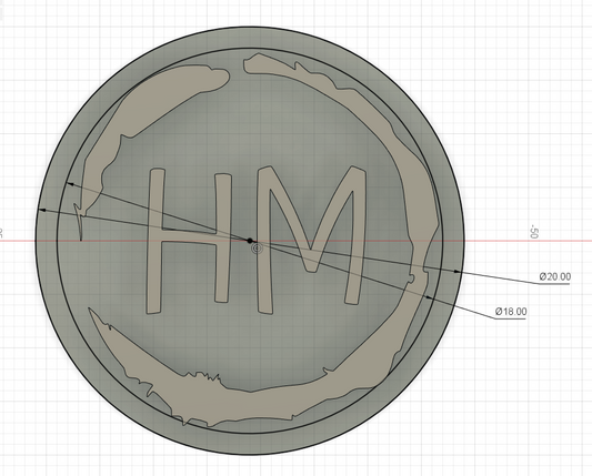 20mm Stamp Price Includes Shipping