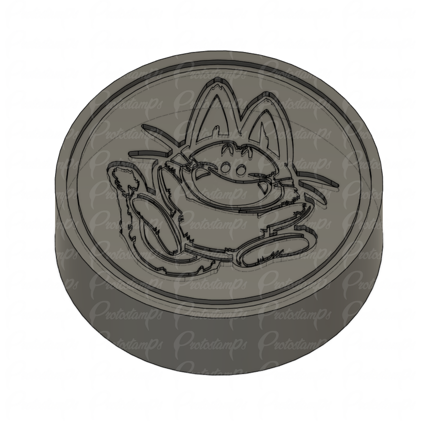 1, 2.5in Stamp, 1 die cut 1in Stamp, Price Includes Shipping