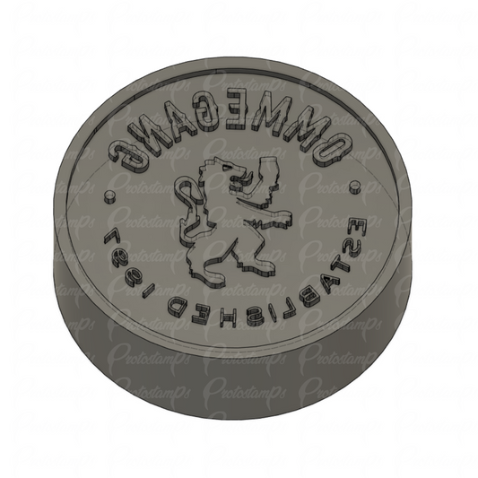 Custom 2.25in Stamp Price Includes Shipping