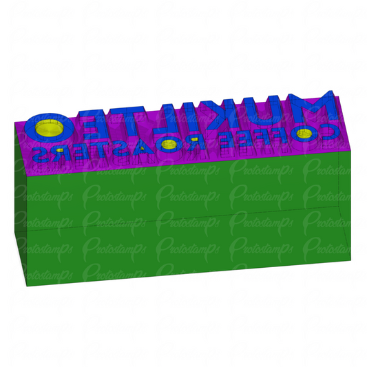 1.65in X 0.47in Stamp, Price Includes Shipping