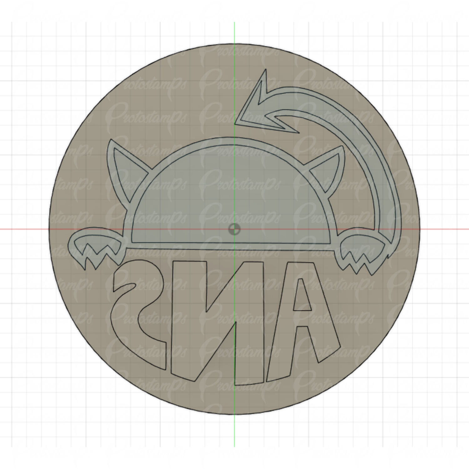 25mm Stamp, Price Includes Shipping – Protostamps