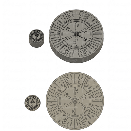 Custom 3.5in and 1in Stamp Price Includes Shipping and rush order