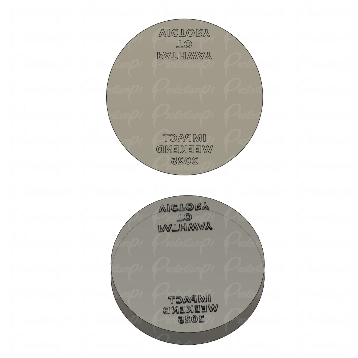 Custom Shield mold and 3.9in Stamp, Price Includes Shipping