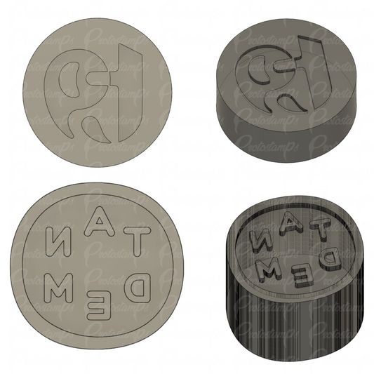 2 Custom Stamps, Price Includes Shipping